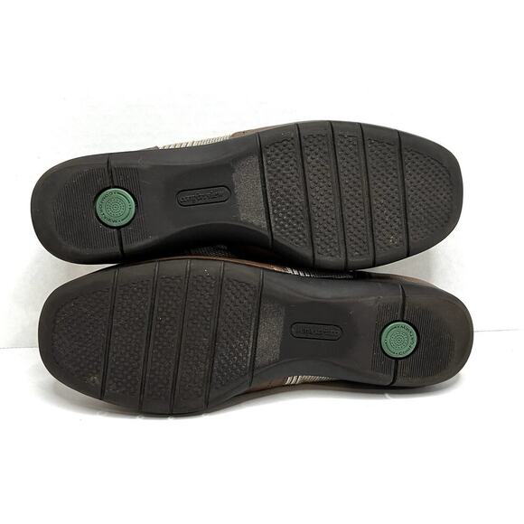 Comfortview Aster 44634 Brown Herringbone Tassel Flat Loafers Comfort 9.5W EUC - Picture 11 of 12